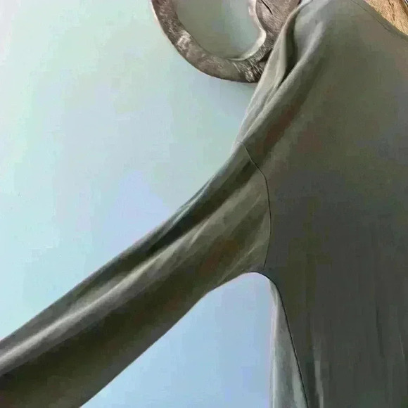 Eileen Fisher tunic khaki color size L - Picture 3 of 6